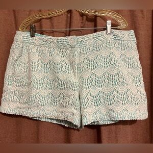 Loft lace shorts size 16
